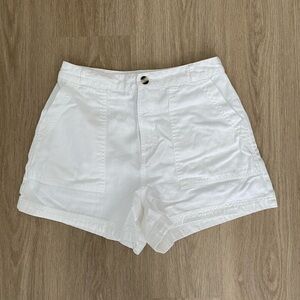 Universal Thread | High Rise Cotton Shorts [White]